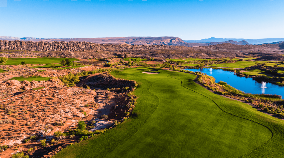 Coral Canyon — red rock canyon golf with Snow Canyon views